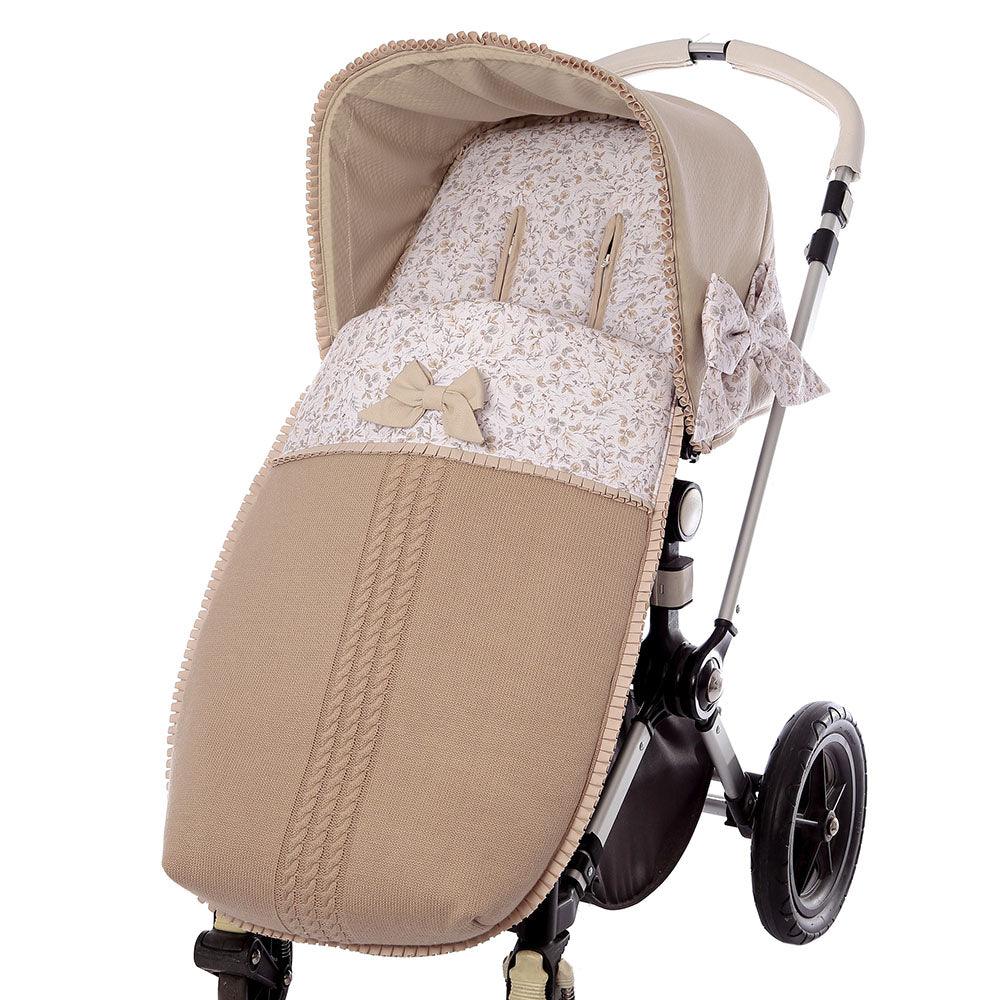 Saco Silla Invierno Punto Tricot Camel Bebiti Nanetes - Nanetes #